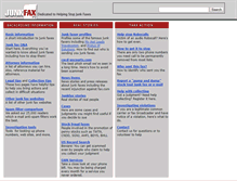 Tablet Screenshot of junkfax.org